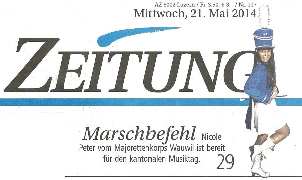 Titelseite Neue Luzerner Zeitung